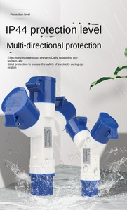 Presa impermeabile a 3 core 4 core 16 a32a a 4 core industriale a 3 punti a tre punti a un punto multifunzione - Product Image 3