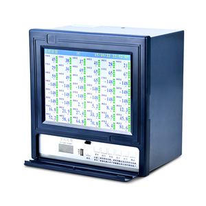 Registrador de datos de temperatura y humedad USB multicanal Gráfico de barras Curva Grabadora sin papel Salida de alarma - Product Image 1