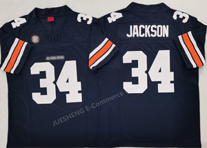Venta al por mayor Auburn Football Jerseys 34 # Jackson 2 # Newton Top Quality Stitched VP Limited Football Games Jersey - Product Image 4