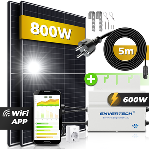 Sıcak satış 600 Watt mikro invertör güneş panelleri ızgara üzerinde IP67 600 w MPPT on-Grid güneş enerjisi sistemi Mono balkon - Product Image 1