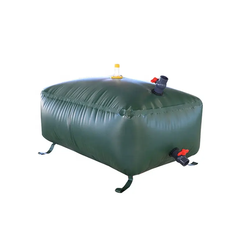 Réservoir de stockage d'eau en PVC, souple, pliable et pliable, carré, pour l'eau des poissons