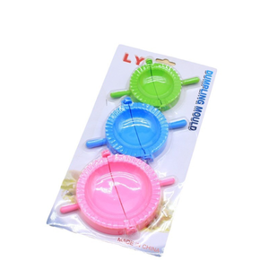 簡単に掃除できるノンスティック3in1プラスチック三角餃子型セットカラーボックスパッキング付き - Product Image 1