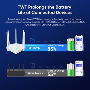 Smart Dual Band 3000Mbps Openwrt Mesh <strong>Router</strong> Wifi 6 With VPN Firewall <strong>QoS</strong> Functions for Home Office Starlink <strong>Use</strong> - Product Image 4
