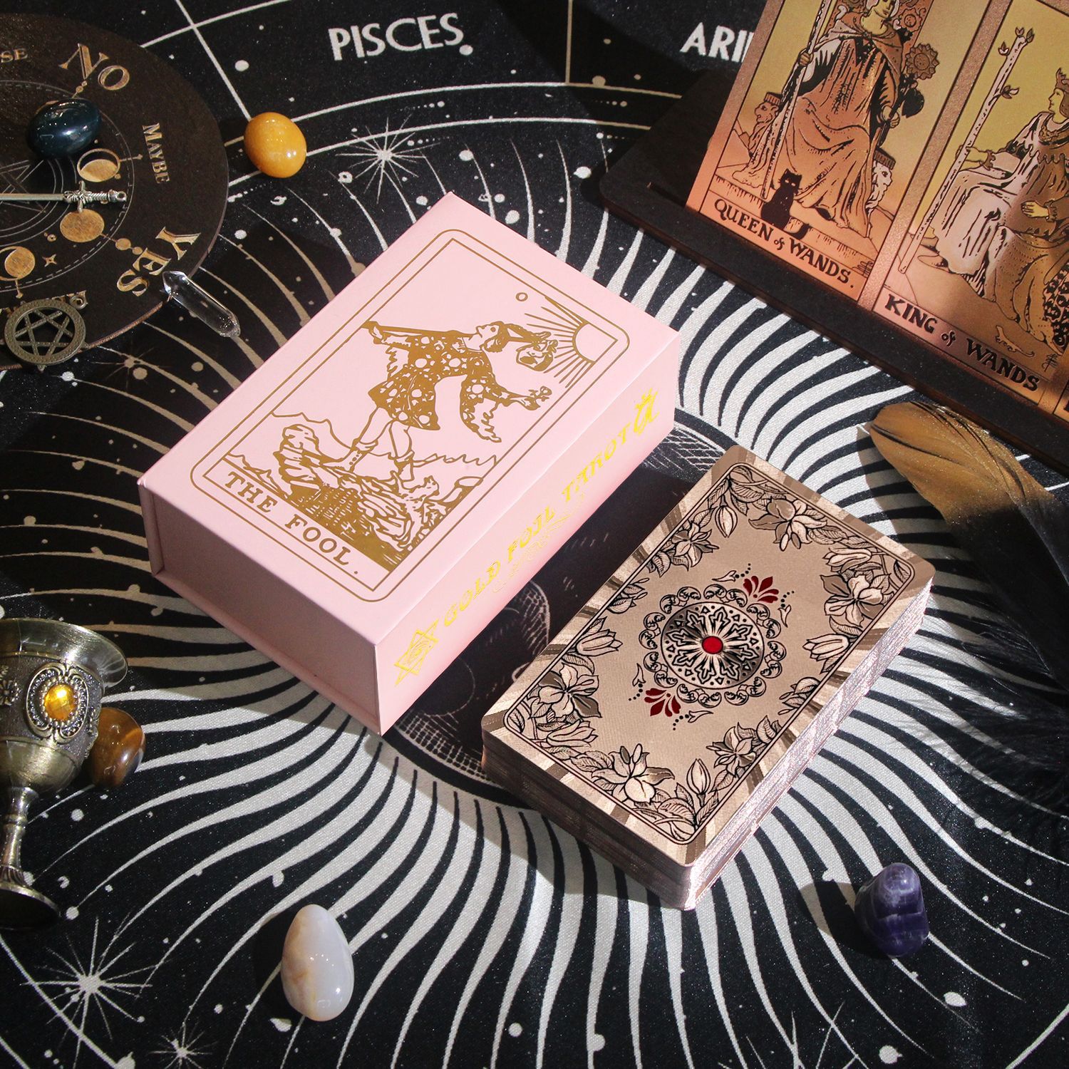 Tarot de oro rosa