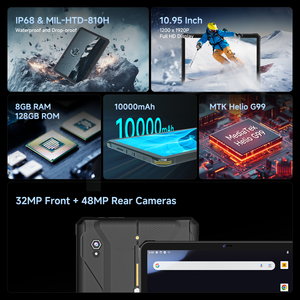 T1 max 11-inch IP68 không thấm nước Android 14 ngoài trời ATEX mt8781 Octa-core gồ ghề máy tính bảng cho trẻ em - Product Image 3