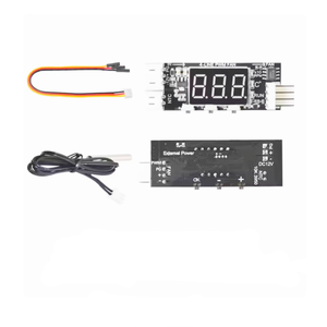 DC 12V 4-Wire PWMファン温度制御知事温度速度デジタルディスプレイサポート3Aファンオンオフ制御モジュール - Product Image 1