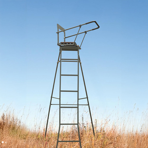 HOMFUL 7.5 'demir Tripod geyik standı kulesi dönen ve katlanabilir avcılık tırmanma ağacı standı kulesi - Product Image 5