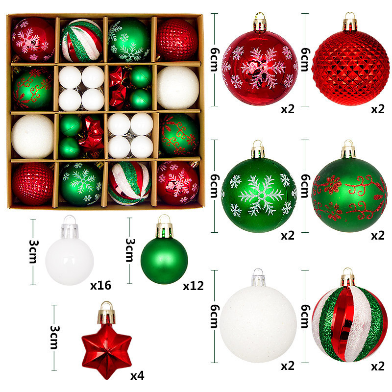 Red, green and white