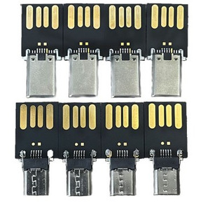 批量低价工厂半成品UDP USB 2.0型聚氯乙烯芯片全容量存储芯片3.0 USB C闪存 - Product Image 6