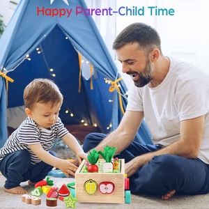 Baby Shape Sorting Box Preschool Fine Motor Habilidade Aprendizagem Brinquedos Sensoriais Set Toddlers Montessori Madeira Brinquedos Educativos