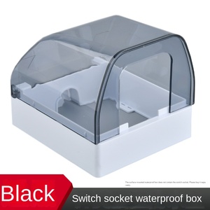 IP65 su geçirmez plastik duvar anahtarı kapağı 86 tipi soket kutusu banyo tuvalet için çift koruma ile Max. 15A akım - Product Image 5