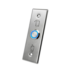 Metal Stainless Switch Door <strong>Exit</strong> <strong>Button</strong> <strong>Push</strong> to <strong>Open</strong> Home Release <strong>Button</strong> with LED Light for Access Control Lock System NO/COM - Product Image 5