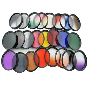 光学グラデーションカラーラウンドカメラフィルターの製造 - Product Image 5