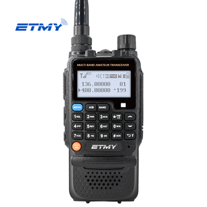 Multi band Analog USB Typ c Aufladen Mini Dual Vhf Uhf Walkie Talkie mit Taschenlampe funktion Zwei-Wege-Radio ET-UV6