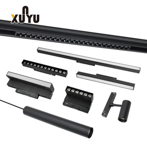 יצרן מקצועי 48v עיצוב מודולרי משטח רכוב מגנטי הוביל מערכת תאורת מסלול מגנטי