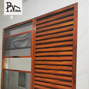 Özelleştirilmiş tasarım alüminyum panjur pencere panjur cam panjurlar pencere balkon - Product Image 6