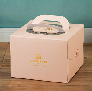 Sinh Thái Thân Thiện Với Thấp Moq Bán Buôn Giấy Bánh Hộp Với Xử Lý Bánh Sinh Nhật Bao Bì Hộp Với Cửa Sổ - Product Image 3