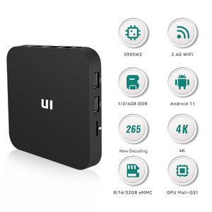 Source Factory U1 Android TV Box Quad Core Amlogic S905W2 Chipset Soporte OEM/ODM 4 + 64G Memoria U1 Android TV Box - Product Image 3