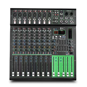 Точность Pro аудио MX8DSP АУДИО ЗВУКОВЫЕ КАРТЫ Микшеры Цифровой аудио микшер звуковая система Профессиональный со светодиодным дисплеем - Product Image 2