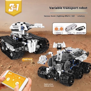 Molde King15046 aplicación eléctrica Robot de Control remoto 3 en 1 bloques de construcción educativos compatibles con Legos juguetes ensamblados - Product Image 4
