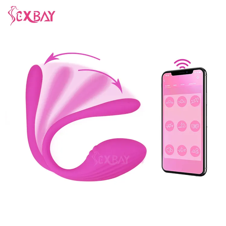 Sexbay - Controle remoto de silicone líquido para ovos, ponto G, com vibração frontal e traseira, mais vendido no Japão, para mulheres