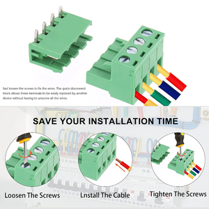 2EDGRC 5.08 8 Position Terminal Block <strong>Header</strong> Male Pins 8pin Pluggable Terminal Block <strong>Header</strong> - Product Image 5