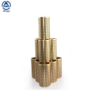 Casquillo de aceite con brida JDB Cojinete deslizante lineal con brida Buje de bronce de grafito - Product Image 2