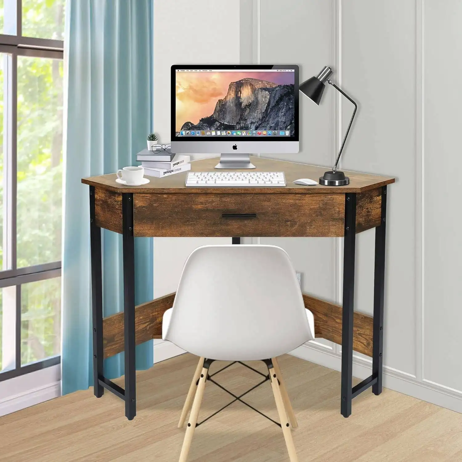 Escritorio para ordenador, escritorio sencillo para oficina en casa, muebles de oficina modernos