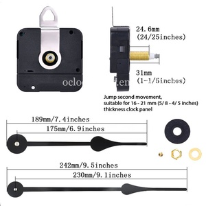 Yüksek kalite duvar saati hareketi CE ROHS saat mekanizması ile saat eller Needles İğneler ile sıcak satış fabrika fiyat - Product Image 4
