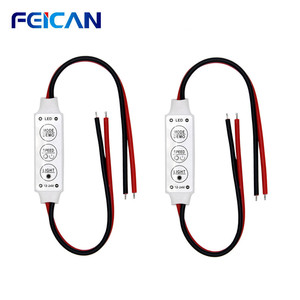 Feican neue Ankunft Mini LED Controller Remote PWM Dimmer Schalter für Auto Lampe DC12-24V Fahrzeug LED-Controller - Product Image 2