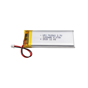 Литий-ионный полимерный аккумулятор UFX 702562 <span class=keywords><strong>1100</strong></span> мАч 3,7 В для мониторингового оборудования, производство на заказ, с сертификатом MSDS, высокое качество - Product Image 6
