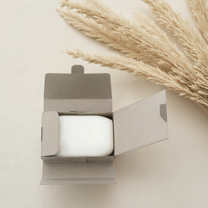 Đóng gói bưu phẩm cơ thể xà phòng Hộp nhà sản xuất có thể tái chế biểu tượng tùy chỉnh in bao bì xà phòng nhỏ gấp sóng vận chuyển hộp - Product Image 4