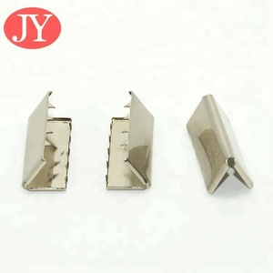 铁金属压接盖软线端盖绳丝带皮夹折叠连接器扣子 - Product Image 4