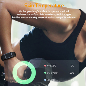 SENBONO Y25 Thiết bị theo dõi sức khỏe không màn hình, theo dõi nhịp tim, SpO2, giấc ngủ thông minh dành cho nam nữ, tương thích với Android - Product Image 2