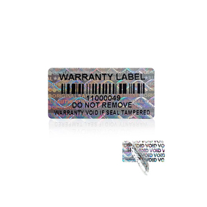 Einzigartiges holo grafisches 3D-QR-Code-Etikettenaufkleber PET-Materials icherheit EAS RF-Barcode-Etikett Einzigartiges Design für Werbezwecke - Product Image 1