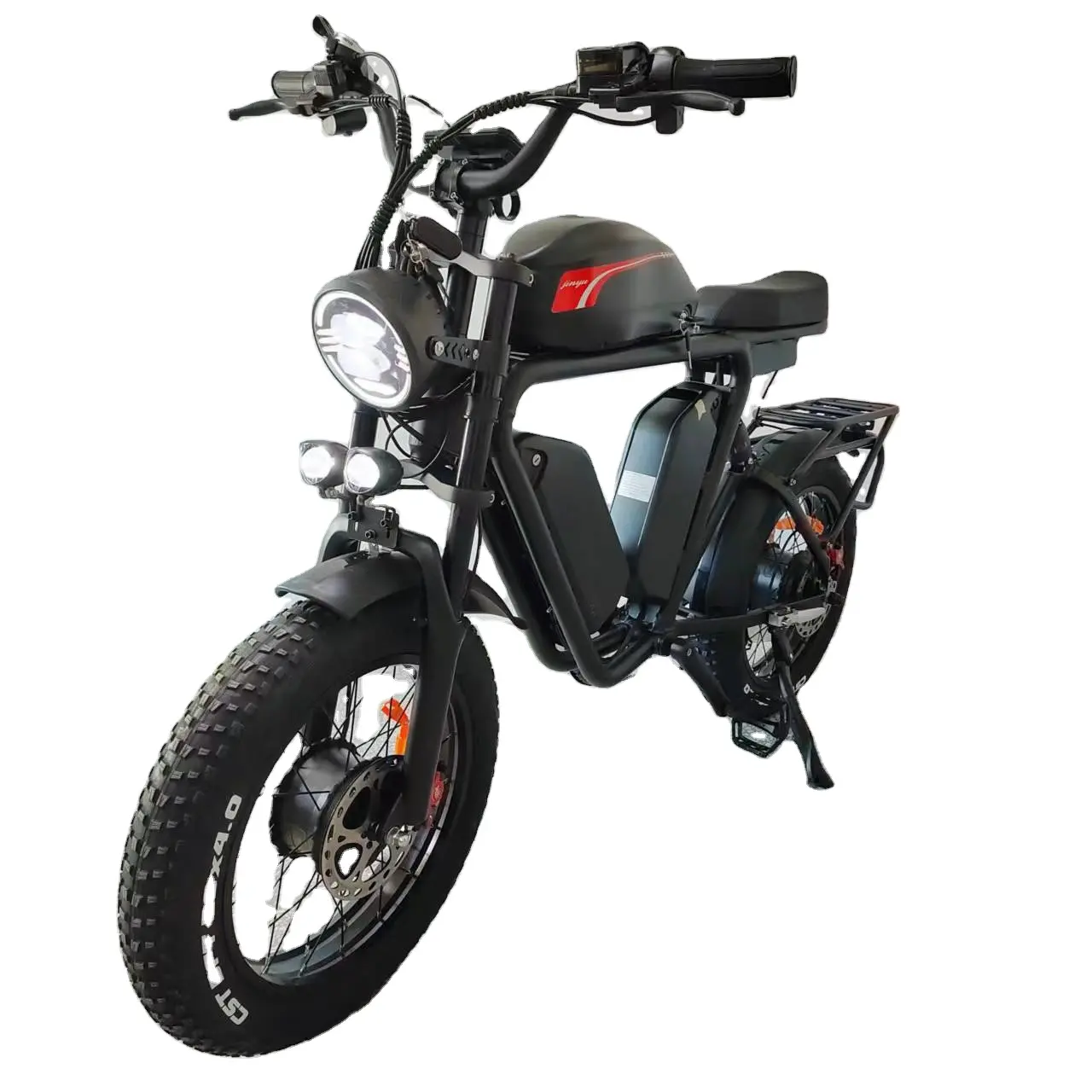 Sepeda Listrik 48v100 0W/1000W F/R Baterai Triple Jarak Jauh 70Ah Rem Minyak Suspensi Penuh Sepeda Motor Ganda Sepeda Listrik