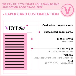Bireysel kirpik uzantıları yumuşak ipek kabarık fanlar düğüm ücretsiz Lashes kirpik uzatma C D kıvırmak 0.03 0.05 hacim çarpıntı Lashes - Product Image 6