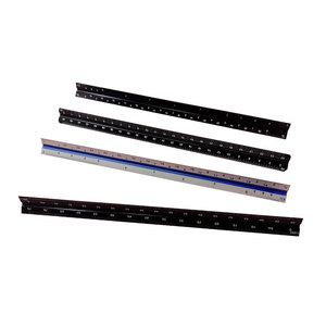 Mimari mühendislik ölçme plastik üçgen cetvel taslak - Product Image 1