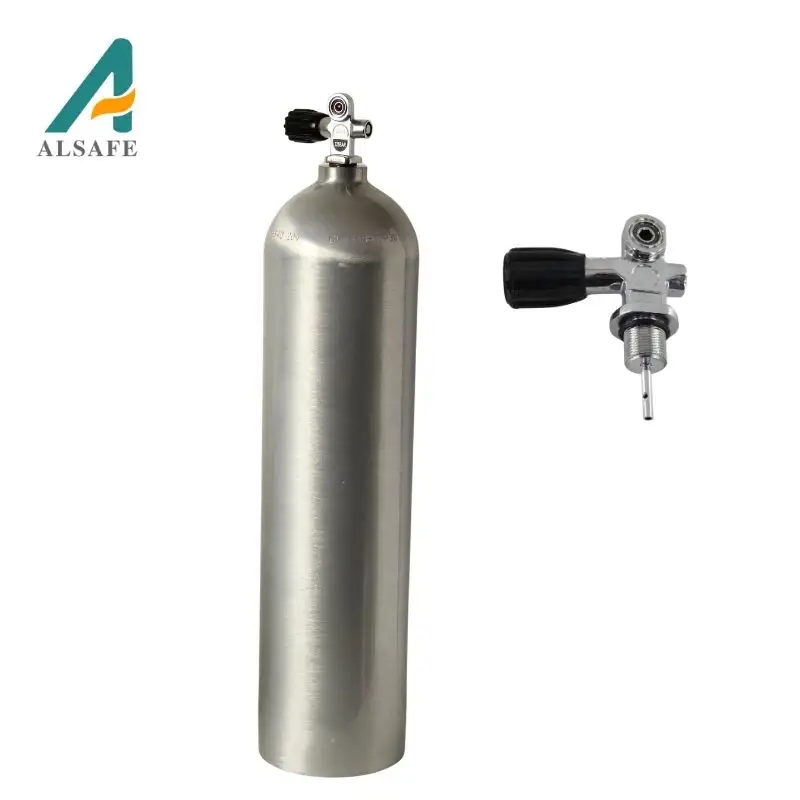 Alsafe Manufacturer Hot Sale 11L Scuba Tank Aluminum Scuba Gas Cylinder Air Tank For Diving