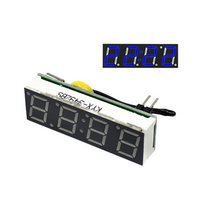 DS1302SN RX8025 3 In 1 <span class=keywords><strong>LED</strong></span> Rot Blau Grün Digitaluhr Temperatur Spannungs modul Zeit thermometer Voltmeter platine DC 5V-30V