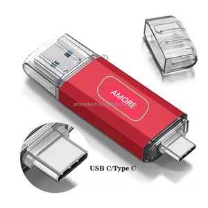 正版原装8GB u盘2合1型-c Otg u盘16gb 32gb 64gb 128GB闪存2.0 c型驱动 - Product Image 2