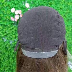 热卖亮点彩色角质层对齐人发全手工丝绸底座顶级癌症医用假发