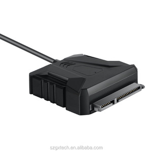 <span class=keywords><strong>1.8</strong></span>/2.5/3.5英寸SSD HDD电缆<span class=keywords><strong>USB</strong></span> <span class=keywords><strong>3.0</strong></span>至SATA III，带12V 2A AC DC电源端口22Pin SATA电缆