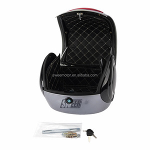 32L motosiklet büyük kapasiteli Abs PP gövde evrensel kalınlaşmış Anti-Shake su geçirmez depolama üst kutu kask kutusu - Product Image 2