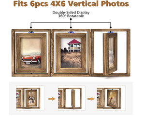กรอบรูปคู่ทำจากไม้แบบลอยได้ตามต้องการ - Product Image 4