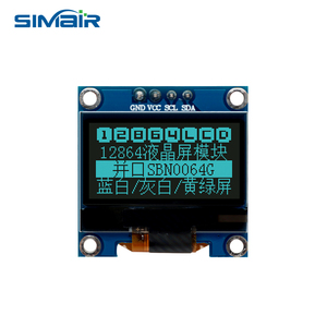 0,96-Zoll-OLED-LCD-Anzeigemodul, 128*64 SPI-Schnitts telle, blau/gelber serieller I2C-Anschluss, monochromes SSD1306 - Product Image 4