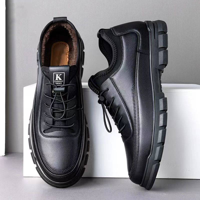 Chaussures en coton noir W-1