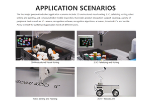Industrial-Grade 6 DOF programmabile Open-Source per la visualizzazione Bluetooth braccio robotico Raspberry Pi 630 Pro per l'istruzione - Product Image 5