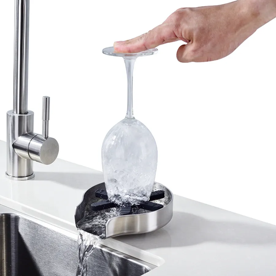 GEE-N Hochdruck reiniger Edelstahl sinkt Glas spüler schnell Baby Milch flasche waschen