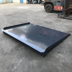Rampa portátil para carga de contenedores, plataforma de rampa para contenedores de montacargas, placa de embarque fija